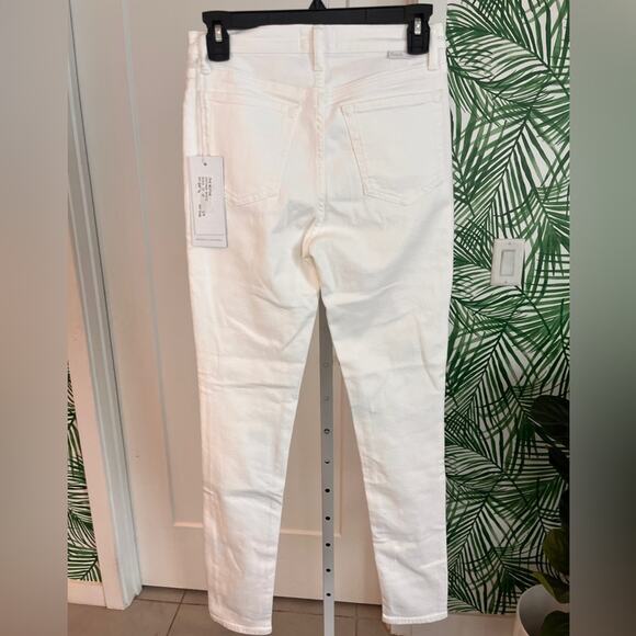 Boyish White Blythe High Rise Skinny Jeans 26 NWT - Picture 5 of 11